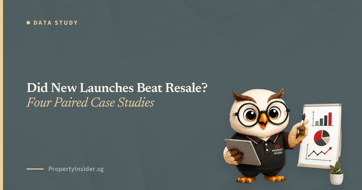New launch versus resale paired case studies